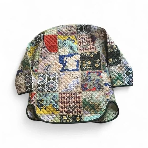 Alemais Multicolor Bianca Quilted Patchwork Jacket Size 4 US NWT